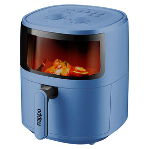 Freidora De Aire Nappo 1500w 5,7l Con Luz Y Visor Azul