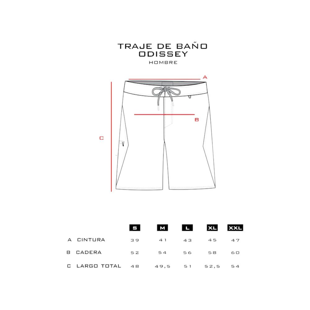 Traje De Baño Odissey Gris Hombre Falcone image number 4.0