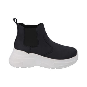 Botin Mujer Negro Dunkin Police
