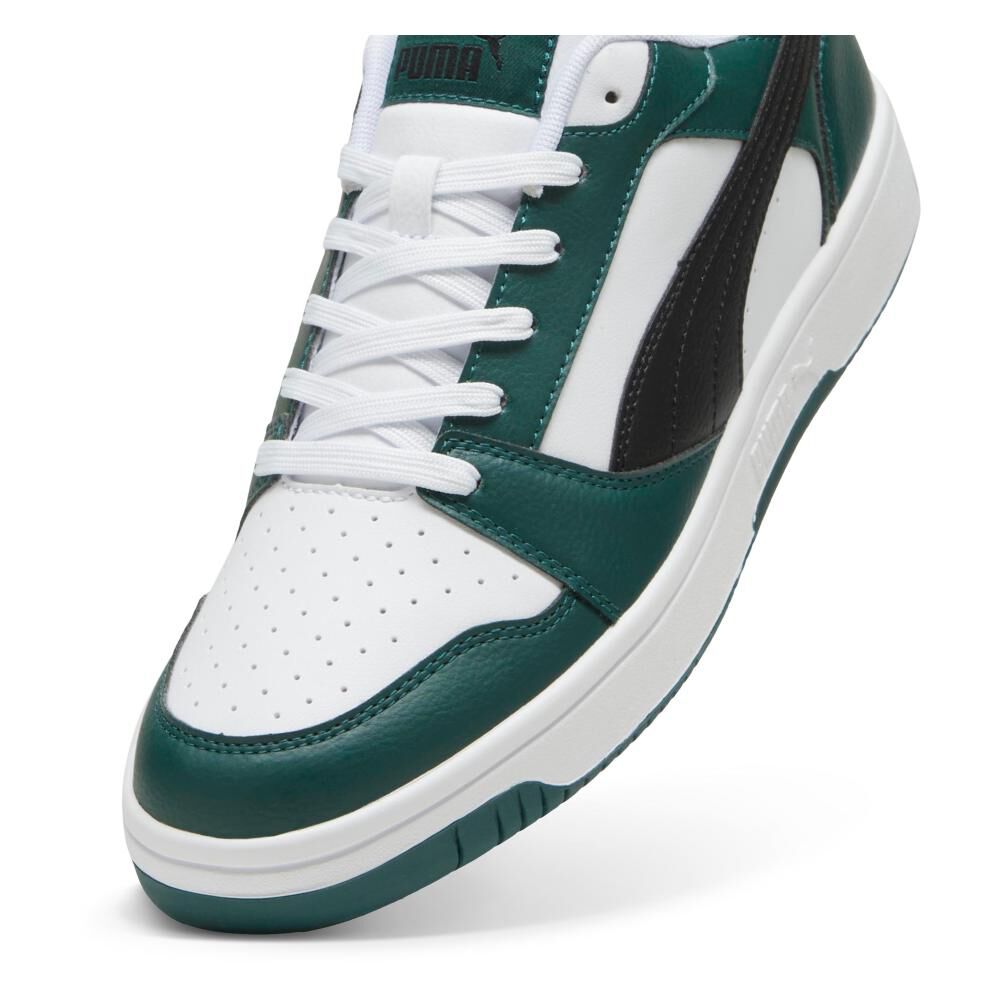 Zapatilla Urbana Hombre Puma Rebound V6 Low Verde/blanco image number 1.0
