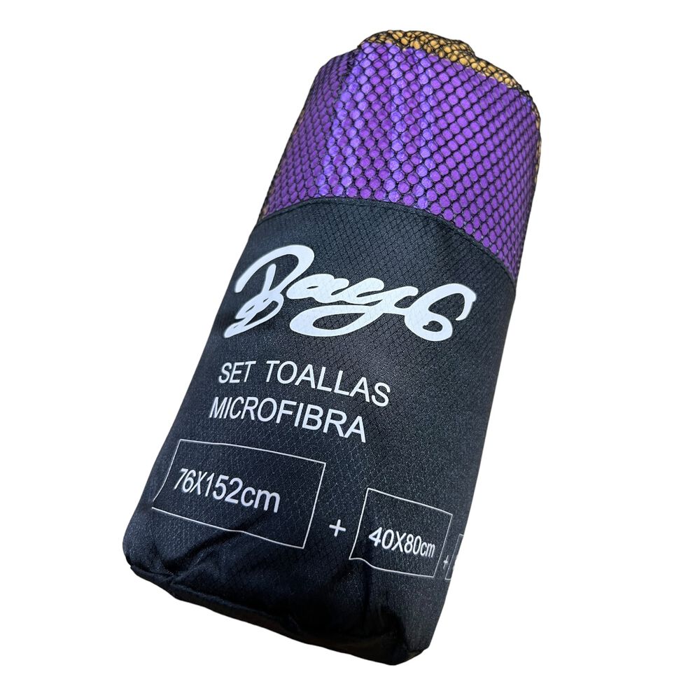 Toalla Baño Viaje Microfibra De Secado Rapido 3 Pcs image number 21.0