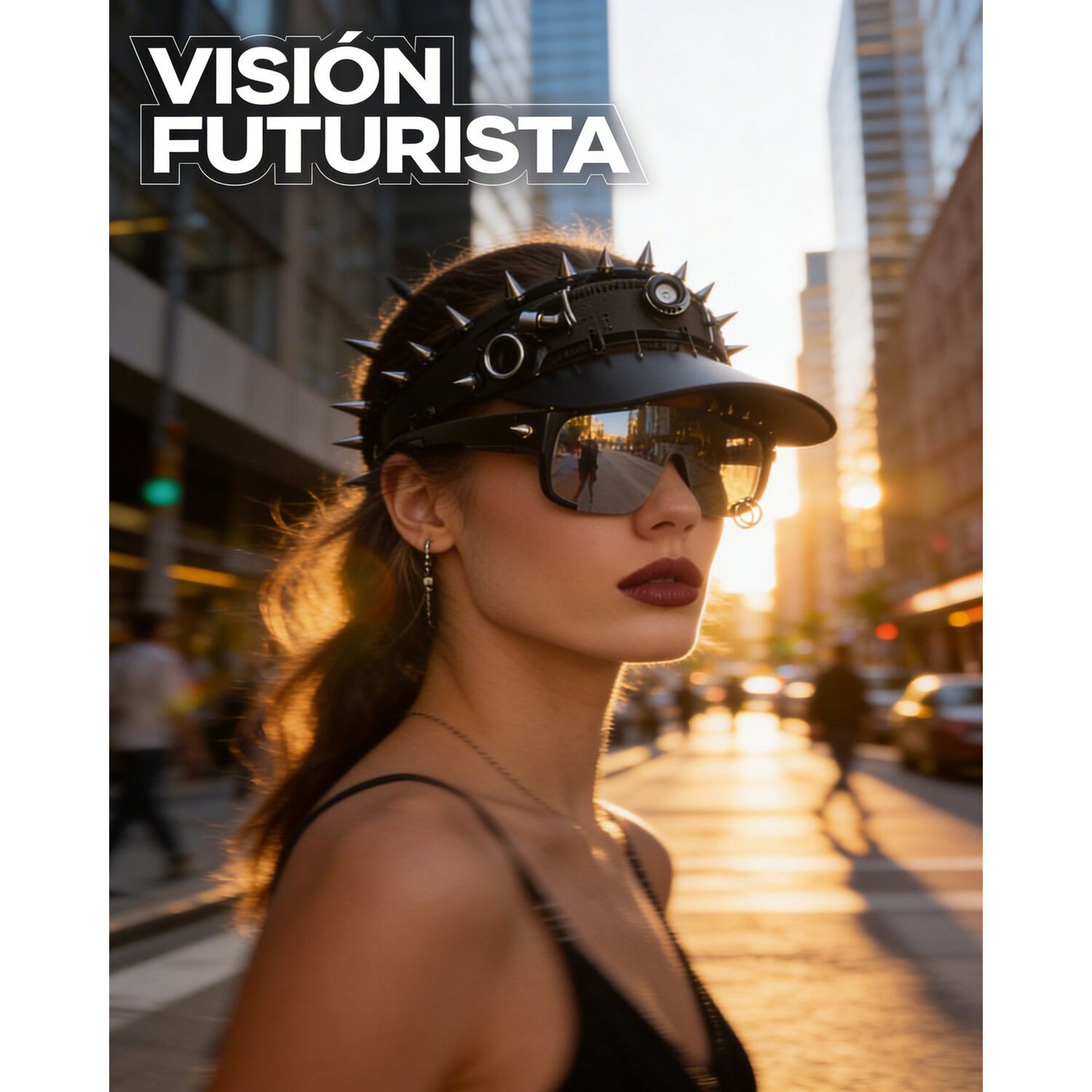 Lentes Retro Futuristas Steampunk Rave Rock Para Mujer image number 16.0