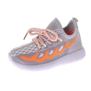 Zapatilla Kids Gris Naranjo Bbo Art. E20854greyorange