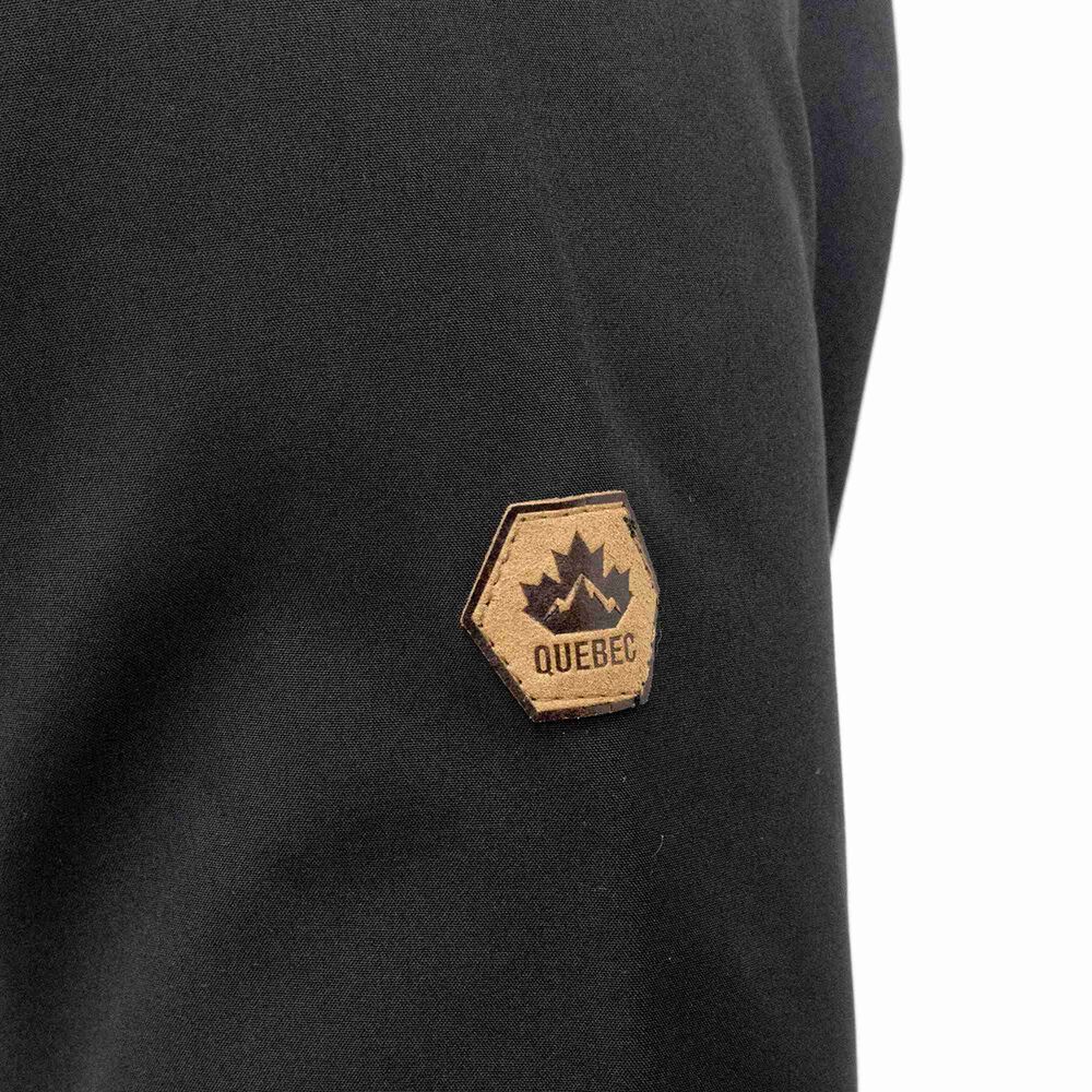 Softshell Quebec Lobo Negro Hombre image number 5.0