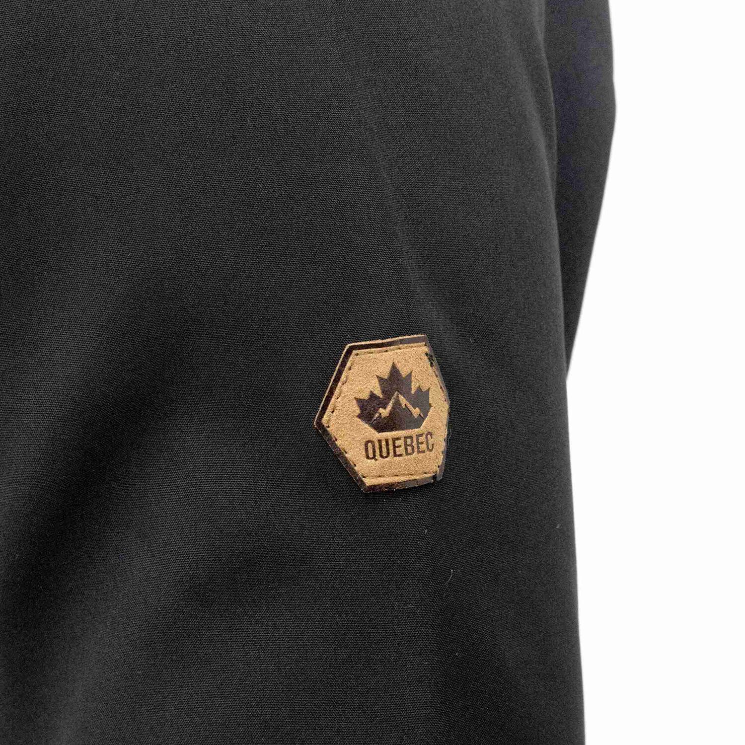 Softshell Quebec Lobo Negro Hombre image number 5.0