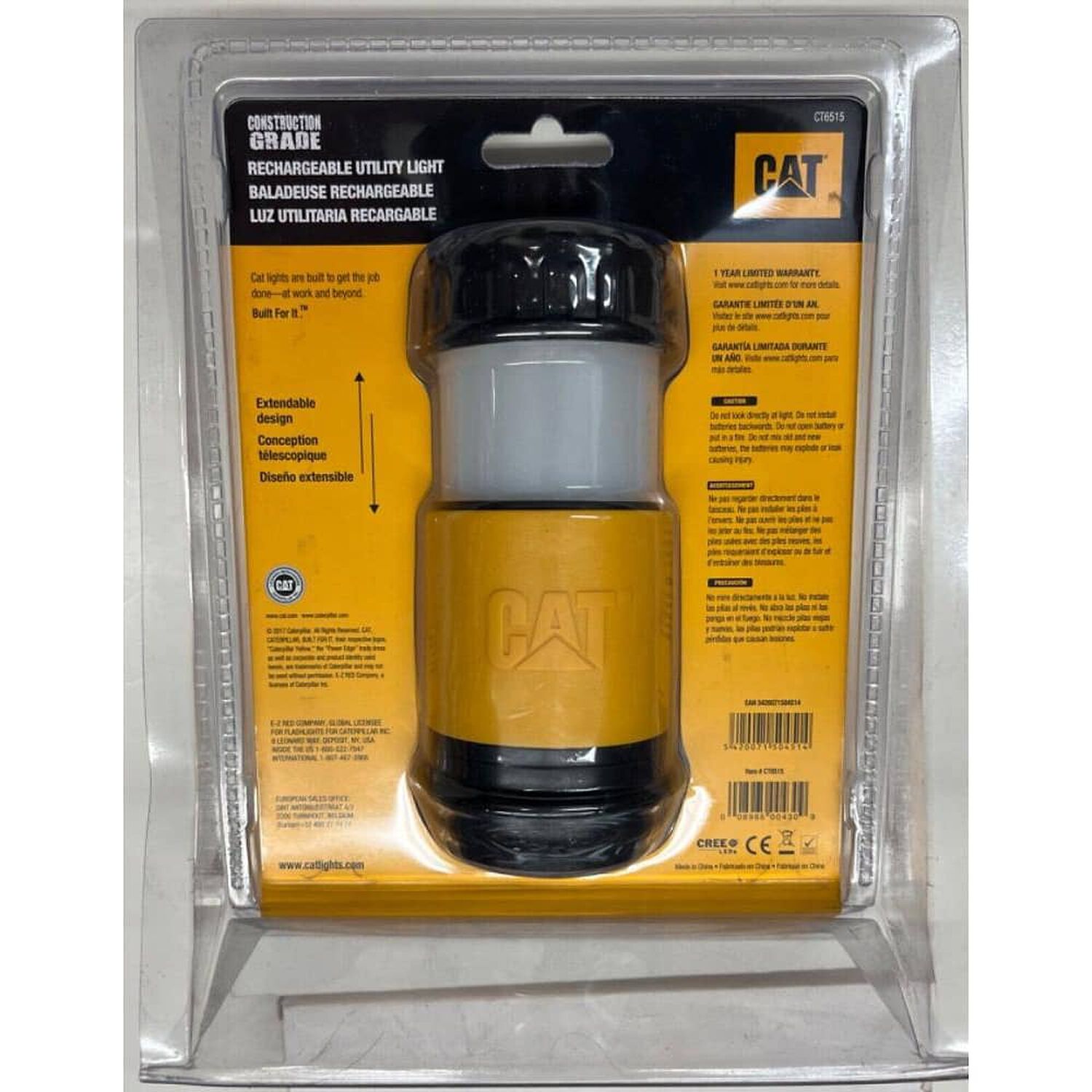 Linterna Led Farol Y Bateria De Carga Ct6515 Lumenes 225 image number 1.0