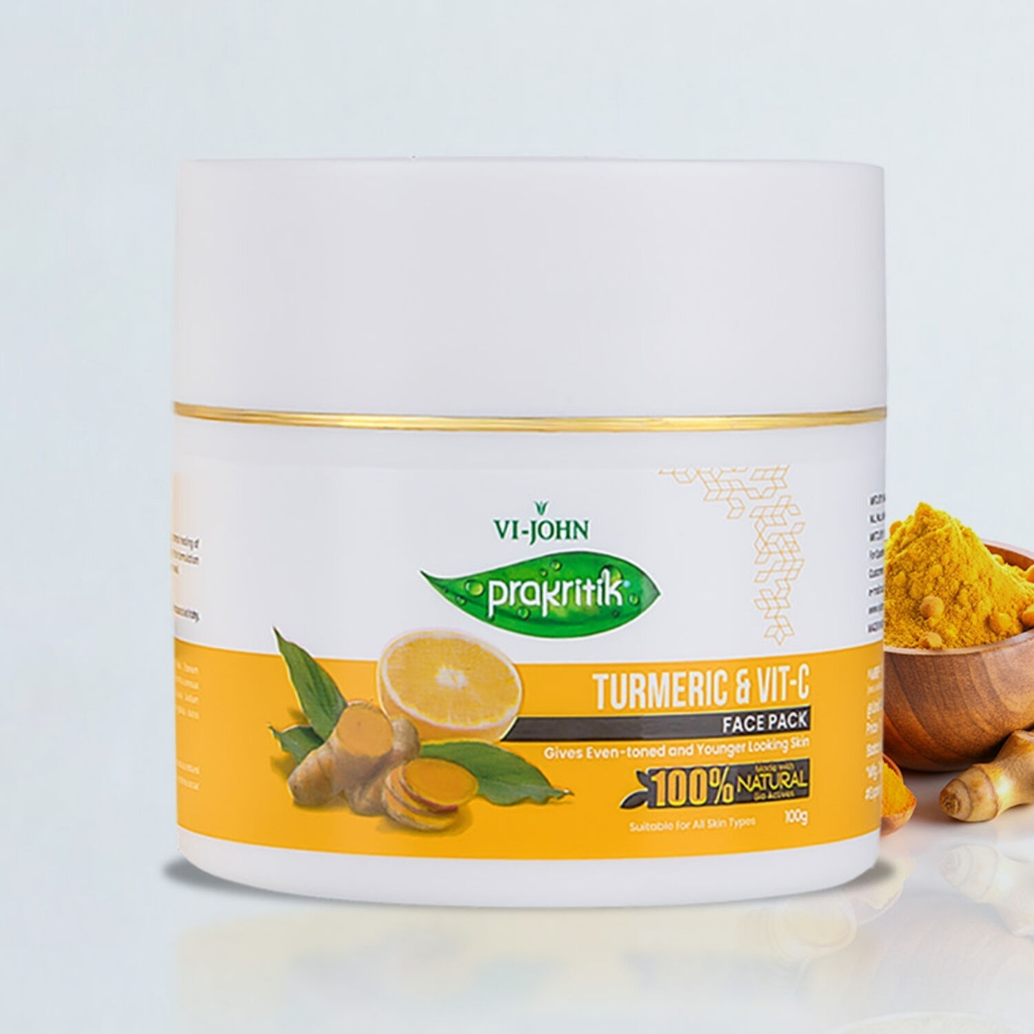 Prakritik Mascarilla Facial Turmeric Y Vit C 100 Gr image number 1.0