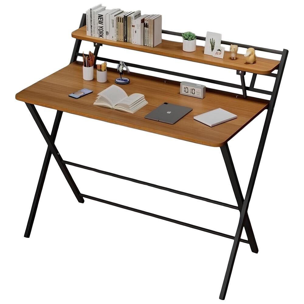 Escritorio Plegable 100x50x93cm Con Repisa By Lubabycas image number 8.0