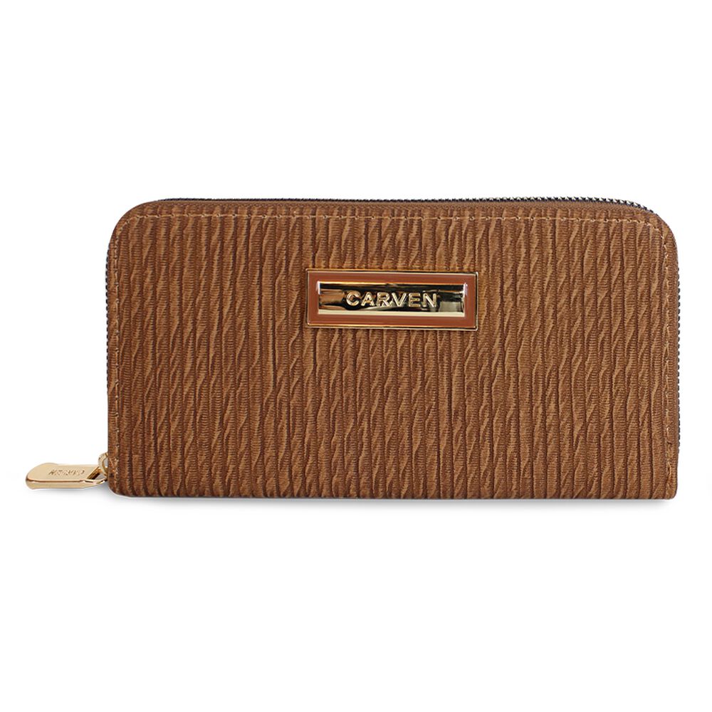 Billetera Mujer Abby Café Carven image number 0.0