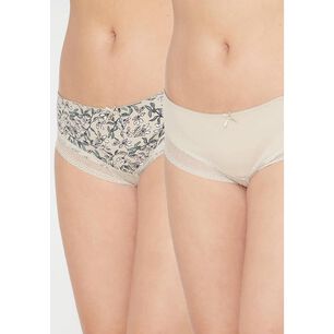 Pack 2x Pantaleta Algod&oacute;n P2140024w-bei2 Kayser