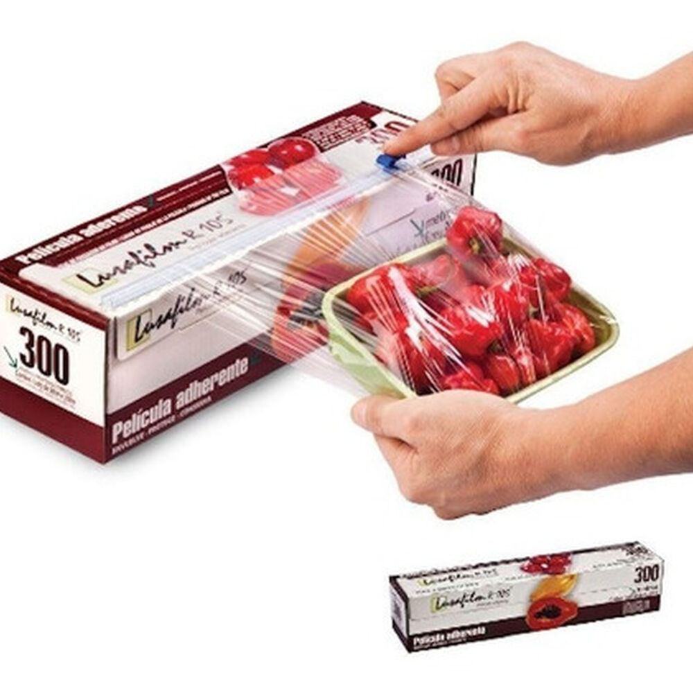 Pack X 3 Alusa Plast 28x300mt Alimentos Con Caja Y Cortador image number 0.0