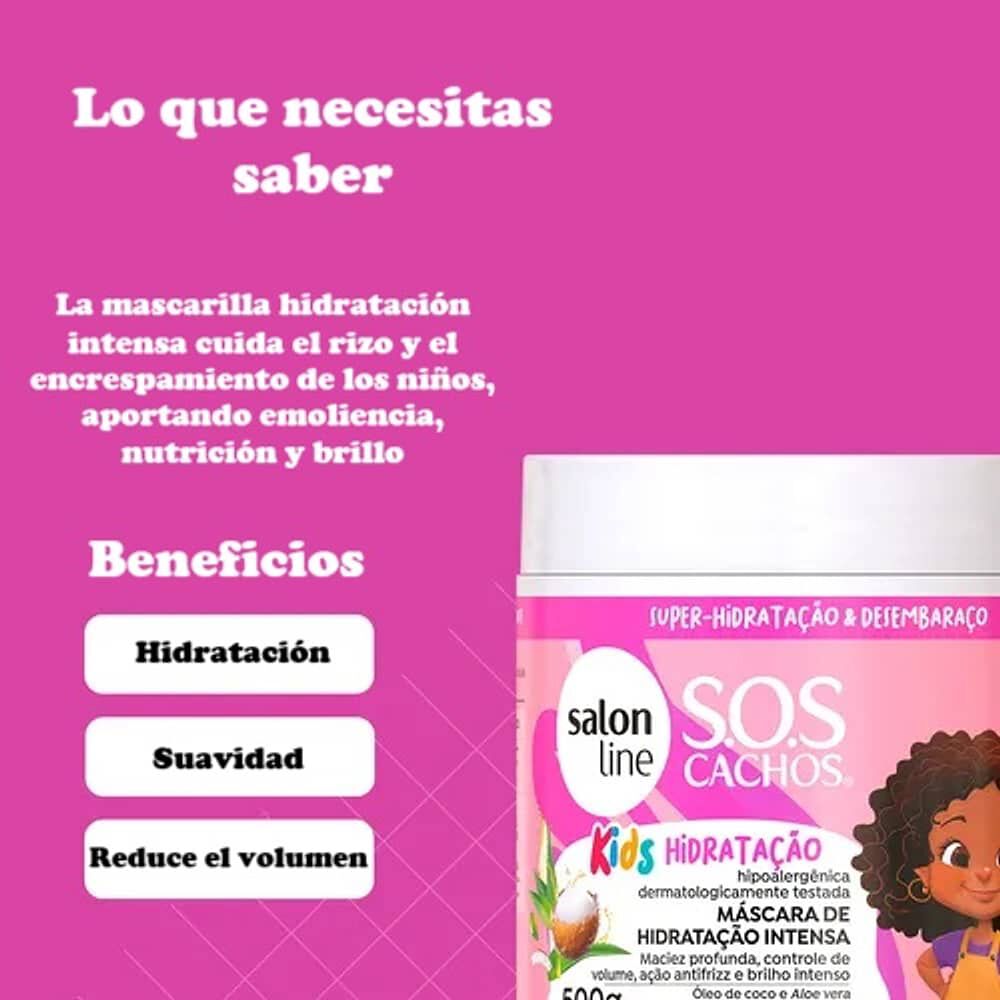 Sos Cachos Mascara Kids 500 G Salon Line image number 3.0