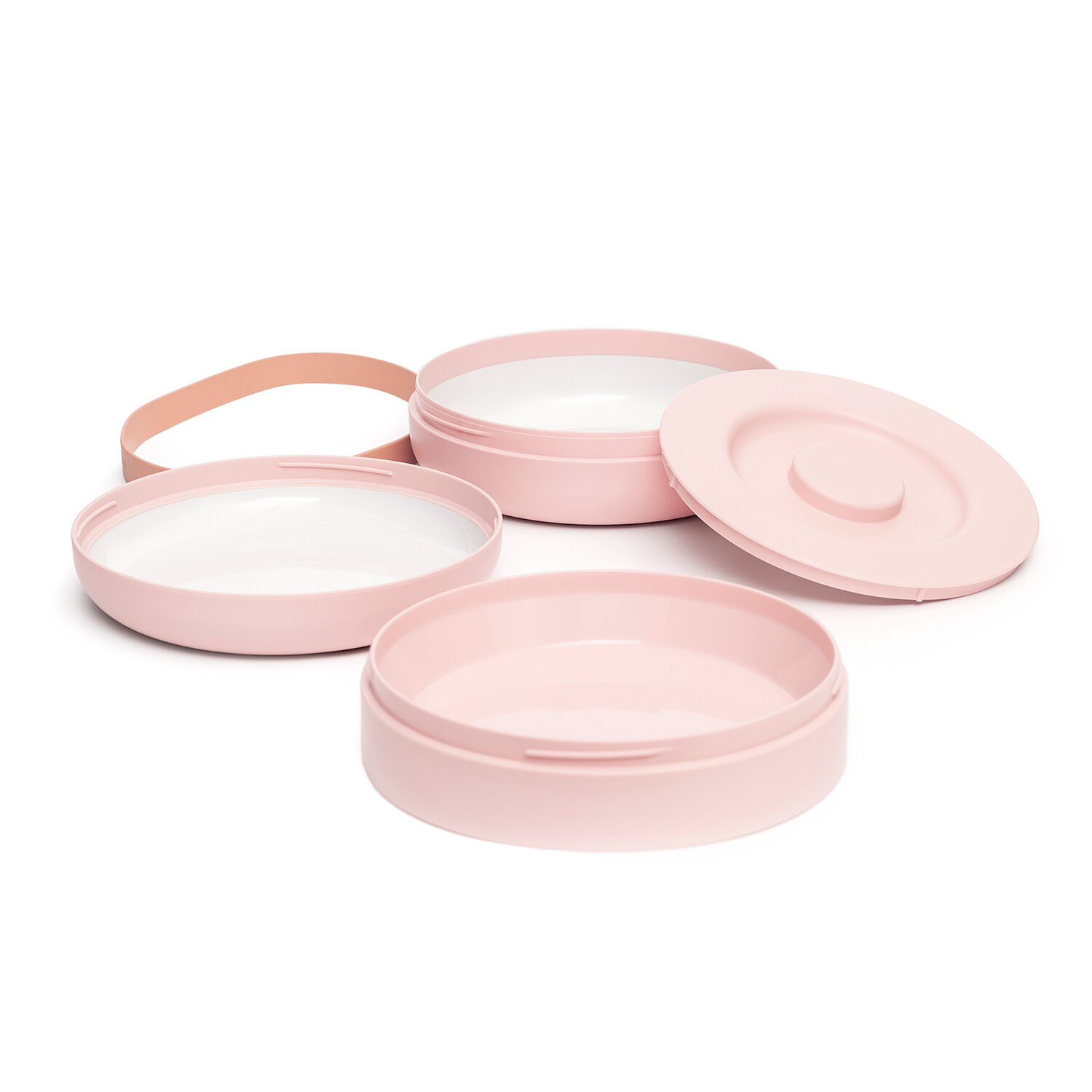 Set Platos Comb Bento +4m Hygga Rosa image number 1.0