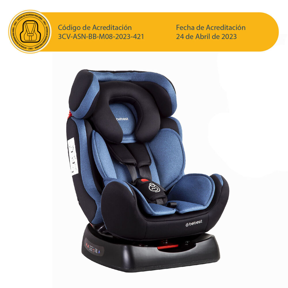 Silla De Auto Orbit Lx Azul Bebesit image number 8.0