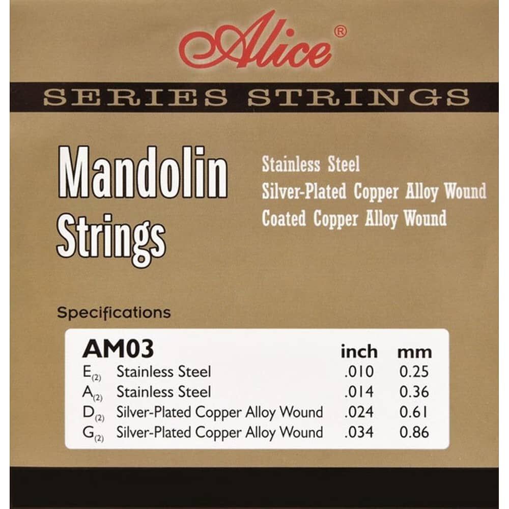 Set De Cuerdas Alice Mandolina Am03 image number 2.0