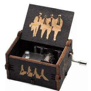 Caja Musical Negra The Beatles Let It Be