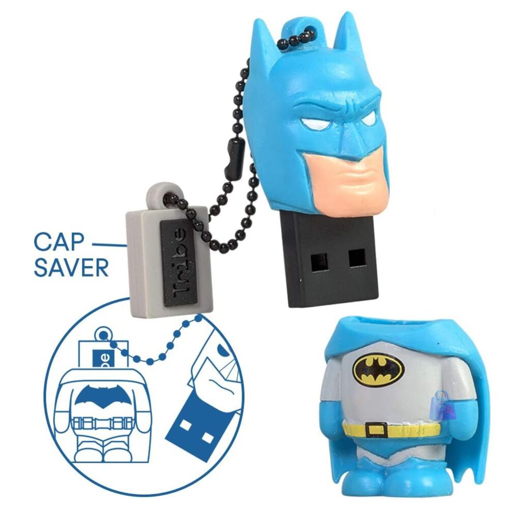 Pendrive Batman Azul Looney Tunes 16gb Usb - Ps image number 2.0