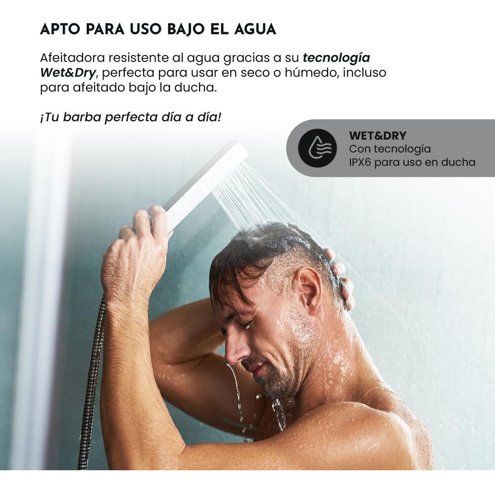 Máquina De Afeitar Siegen SG-7205 Uso Húmedo/Seco 4D y Carga Rápida image number 3.0