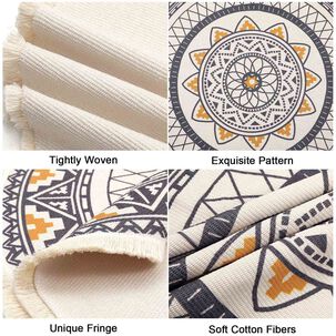 Alfombras Redondas Kilin Lino-algodon 120 Cm Mod07