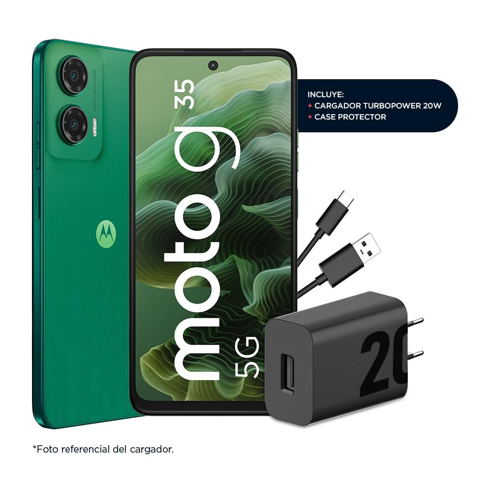 Smartphone Motorola Moto G35 / 5G / 256 GB / Verde / Liberado image number 2.0