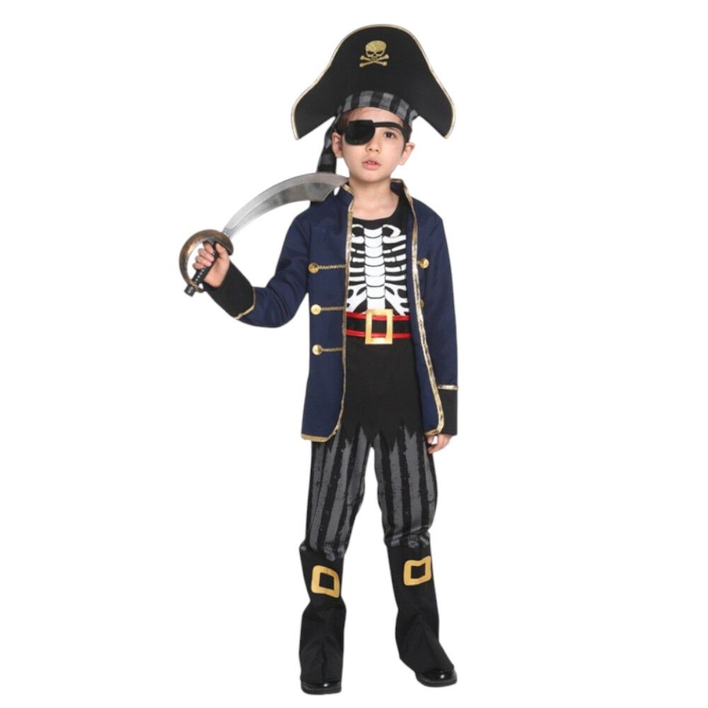 Disfraz Infantil Pirata Corsario Azul image number 1.0