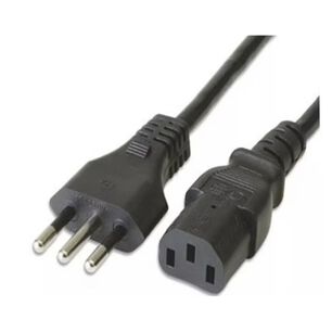 Cable De Poder Para Fuente De Poder 1.8mts Negro