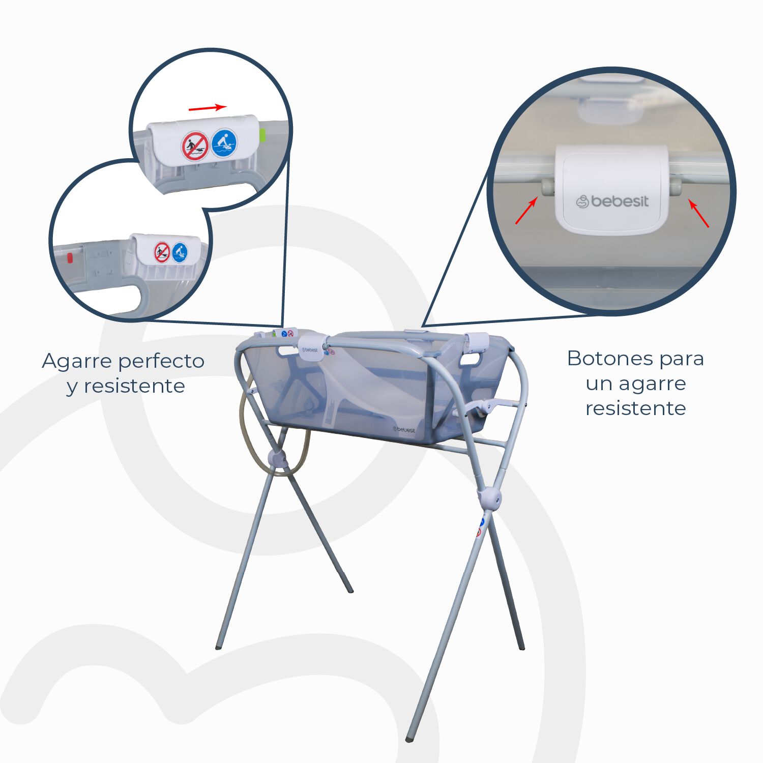 Ba&ntilde;era Flexi 3 En 1 Plegable + Soporte De Bebesit image number 6.0