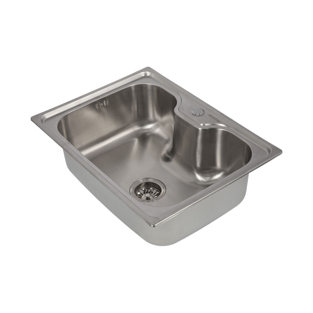 Lavaplatos Empotrado 600 X 450 Con Cesta Splendid Acero Inox image number 4.0