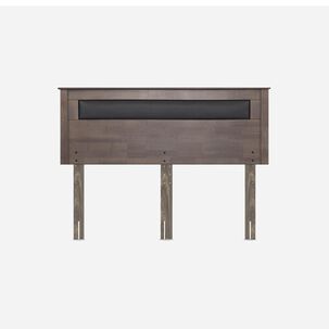 Cama Europea Rosen New Style 4 Plus / King / Base Dividida  + Respaldo Ferrara Gris