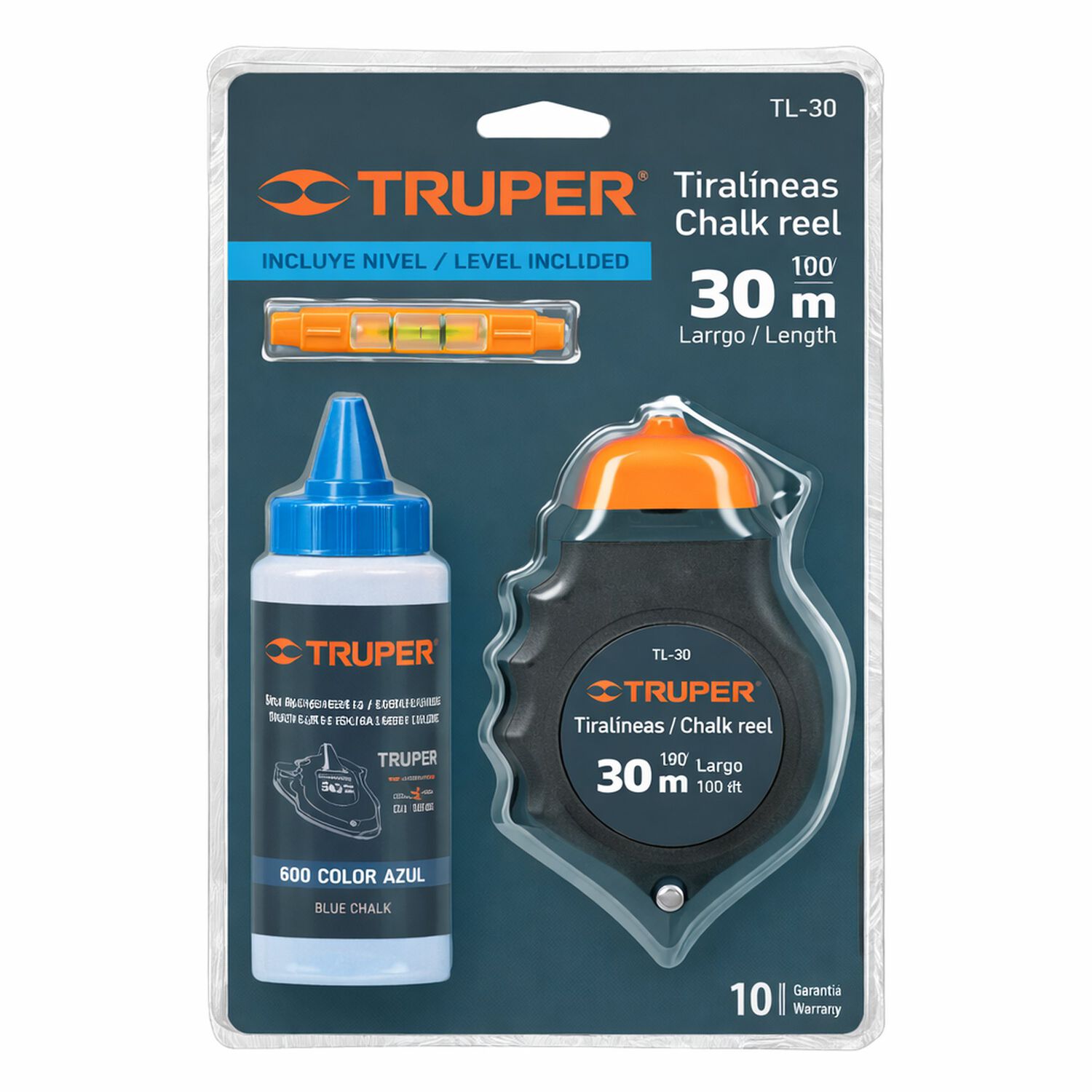 Tizador 30metros, Tiza Y Nivel Truper Profesional image number 4.0