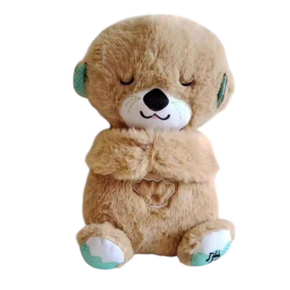 Peluche Nutria Respiraci&oacute;n Relajante Musical Con Luces Color image number 0.0