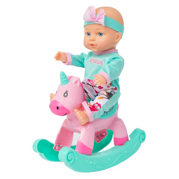 Mu&ntilde;eca Babydoll Bostecitos Abc Con Accesorio Surtido