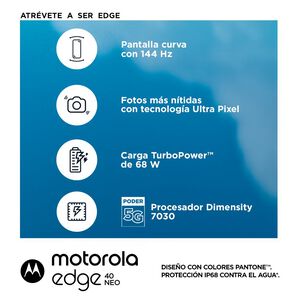 Smartphone Motorola Motorola Edge 40 Neo / 5G / 256 GB / Liberado