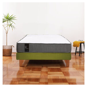 Cama Europea Zen Best 1.5 Plaza Tela Velvet Pistacho