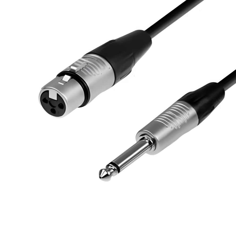 Cable De Audio Xlr Hembra A Jack 6,3mm Macho Profesional 10mt image number 4.0