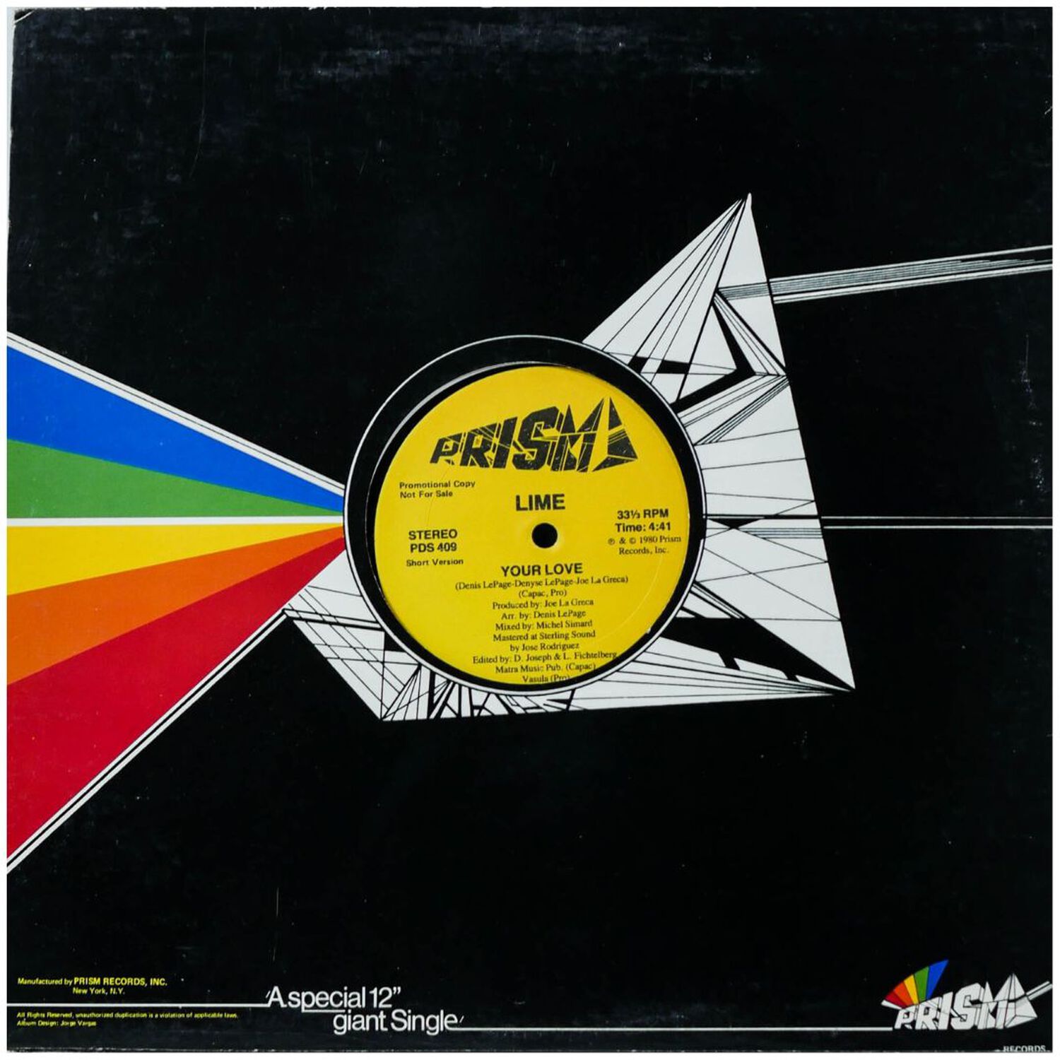 Lime - Your Love | 12" Maxi Single Usado image number 1.0