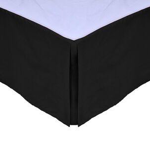Faldon 144 Hilos Mashini 1.5 Plazas Negro