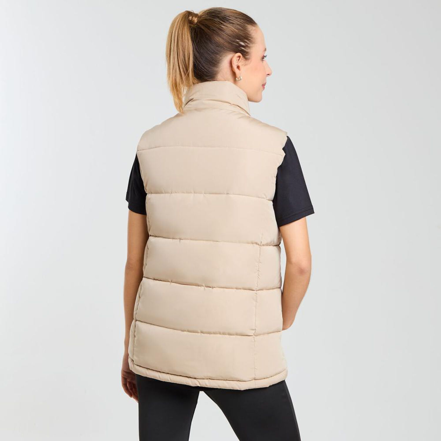 Parka Deportiva Lisa Sin Mangas Cuello Alto Mujer Wetland image number 3.0