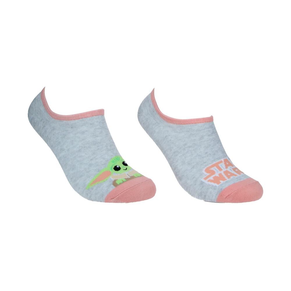 Pack Calcetines Mujer Inv. Baby Yoda Pink Mandalorian / 2 Pares image number 0.0