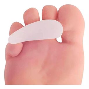 Corrector Par Almohadilla De Silicona Para Dedo Martillo O Garra X2