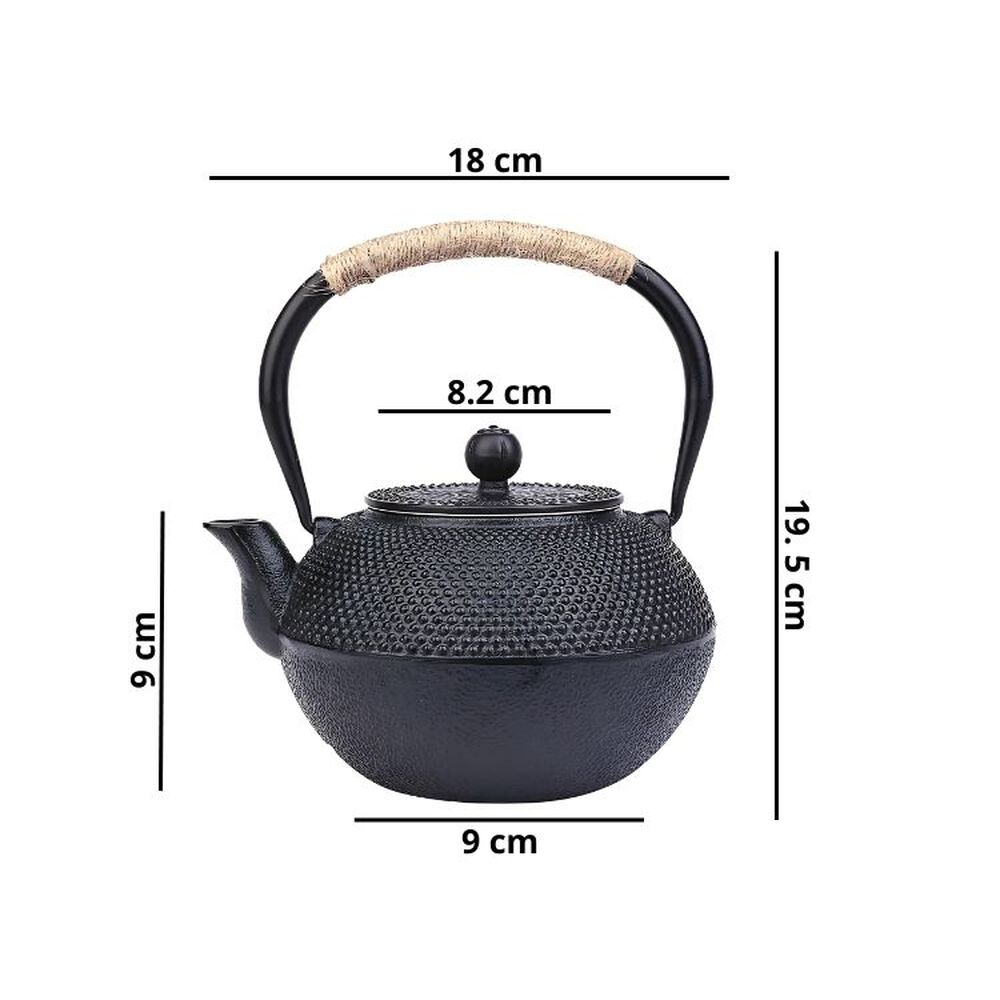 Tetera De Hierro Fundido 1.2l Estilo Japonés Antiguo image number 2.0
