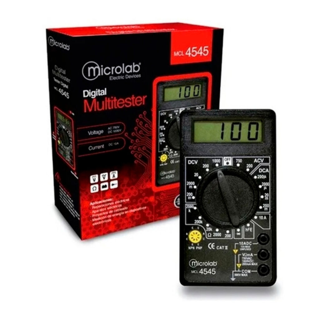 Tester Digital Basico Microlab 4545 image number 0.0