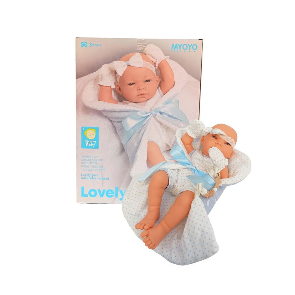 Mu&ntilde;eca Beb&eacute; Myoyo Para Ni&ntilde;os Azul image number 2.0
