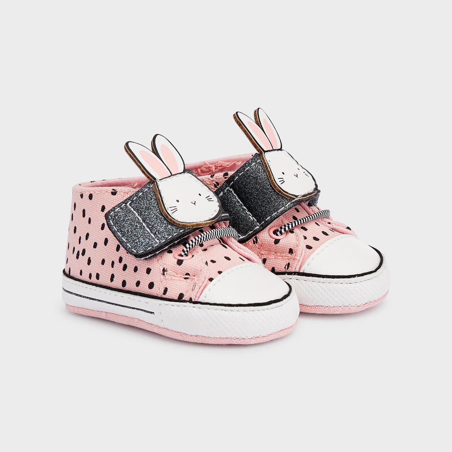 Deportivas Ni&ntilde;a Blancas Con Rosa Talla 19 image number 0.0