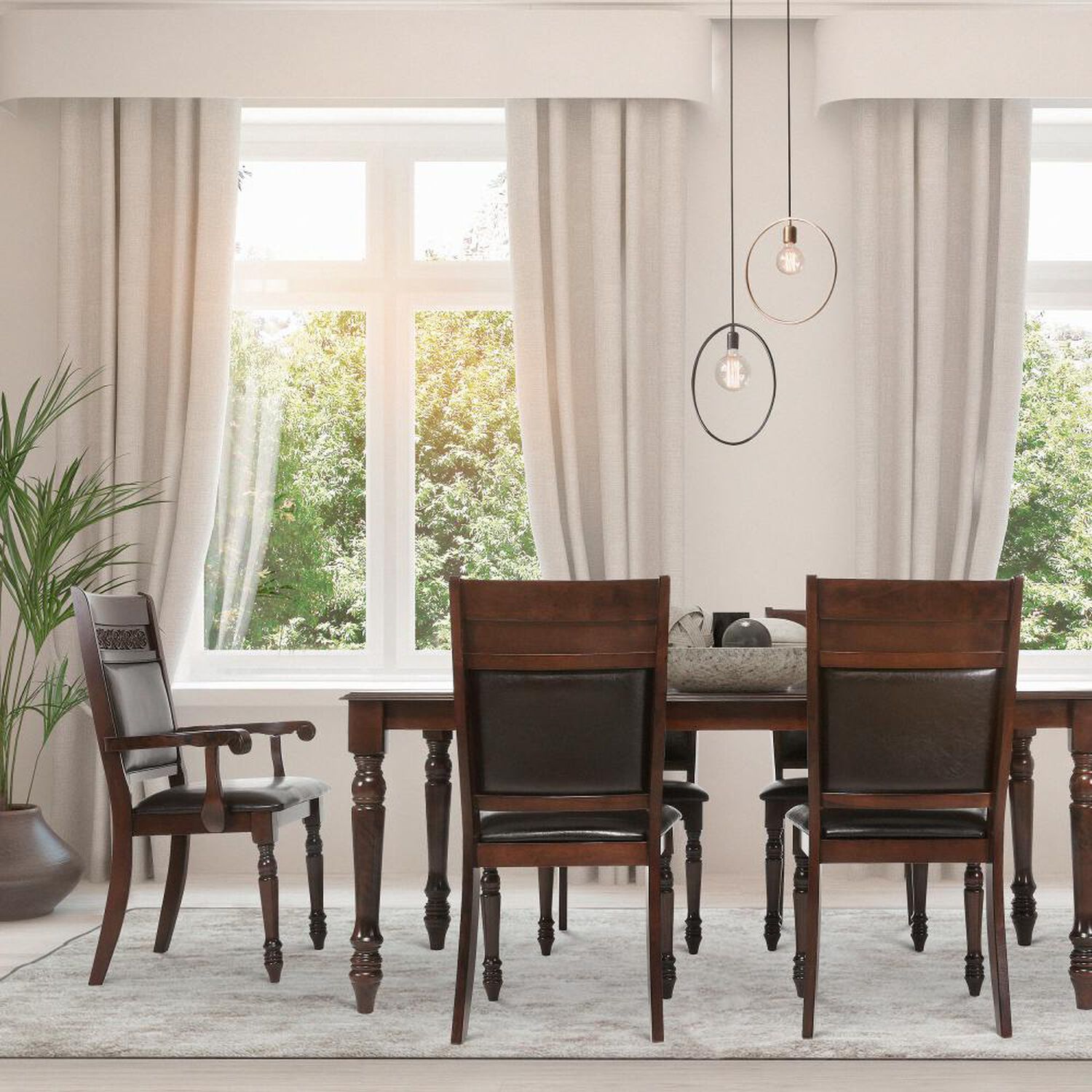 Juego De Comedor Cic New Cordobes / 6 Sillas / 2 Sitiales image number 2.0