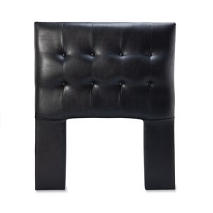 Respaldo Sevilla Con Patas Pu 1,5 Plaza Negro