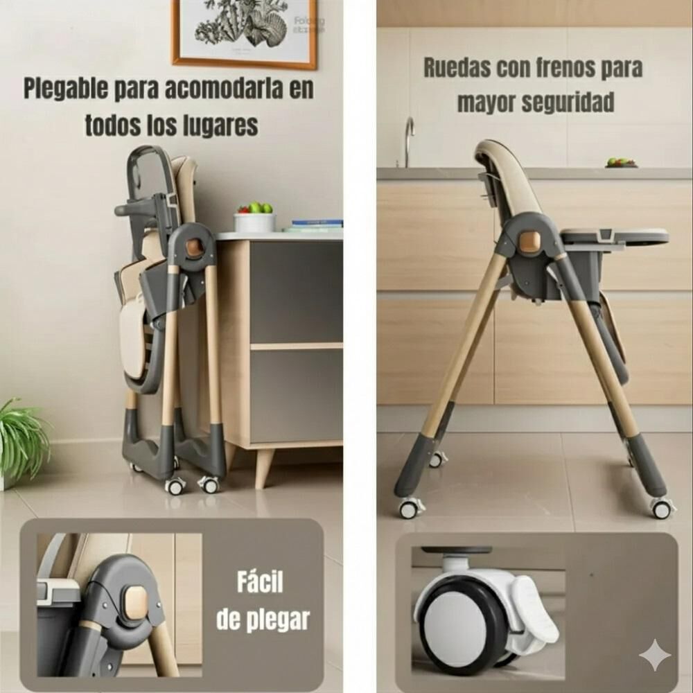 Silla De Comer Bebé Con Respaldo Reclinable image number 7.0