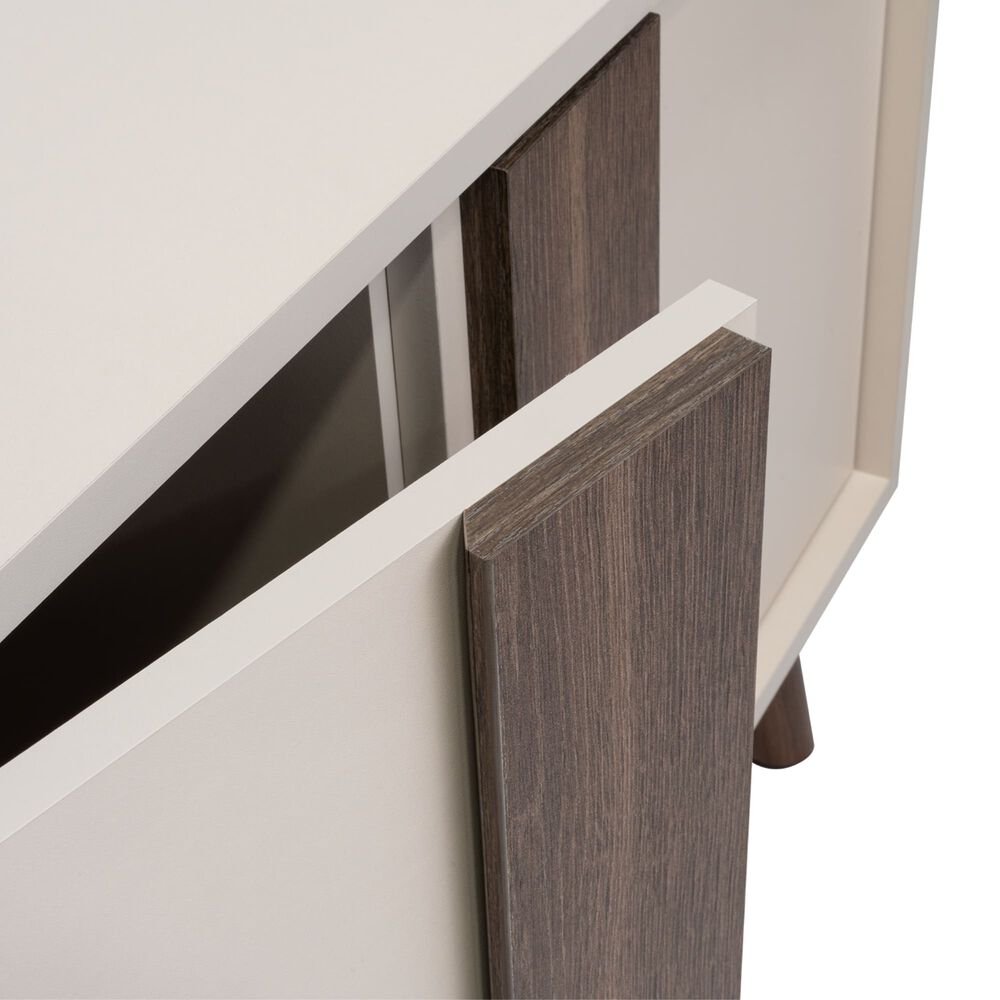 Rack Tv 65" Con 6 Botelleros 2 Puertas Beige image number 4.0