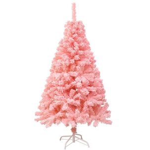 Árbol De Navidad Artificial Altura 210cm Color Rosa