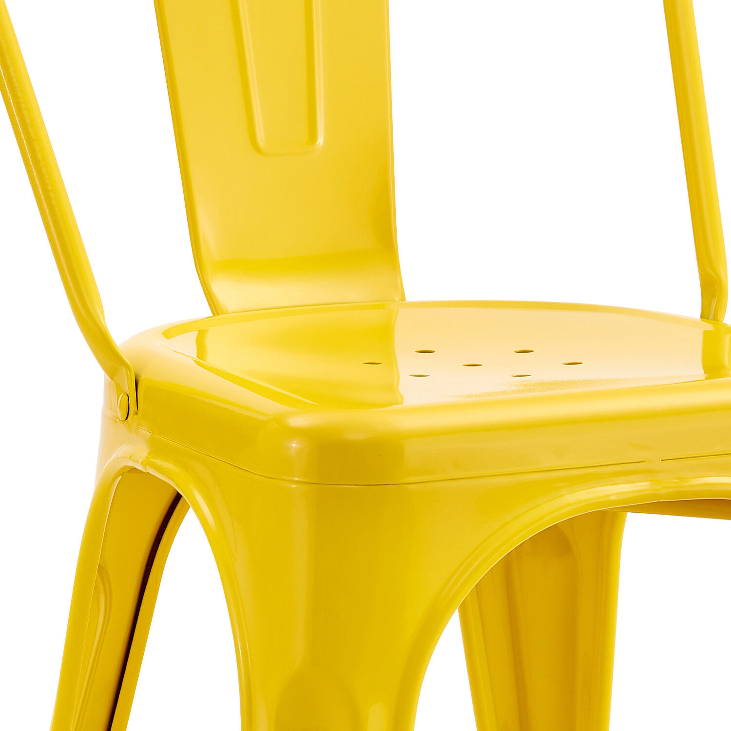 Pack De 4 Silla Metal Tolix Amarillo image number 4.0